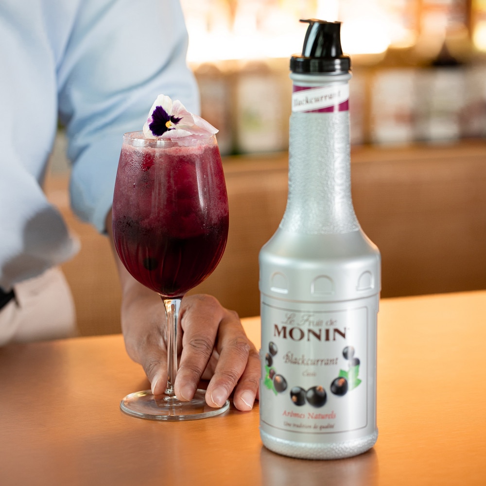 Monin Fruit Mix - Blackcurrant- 1L Plastic
